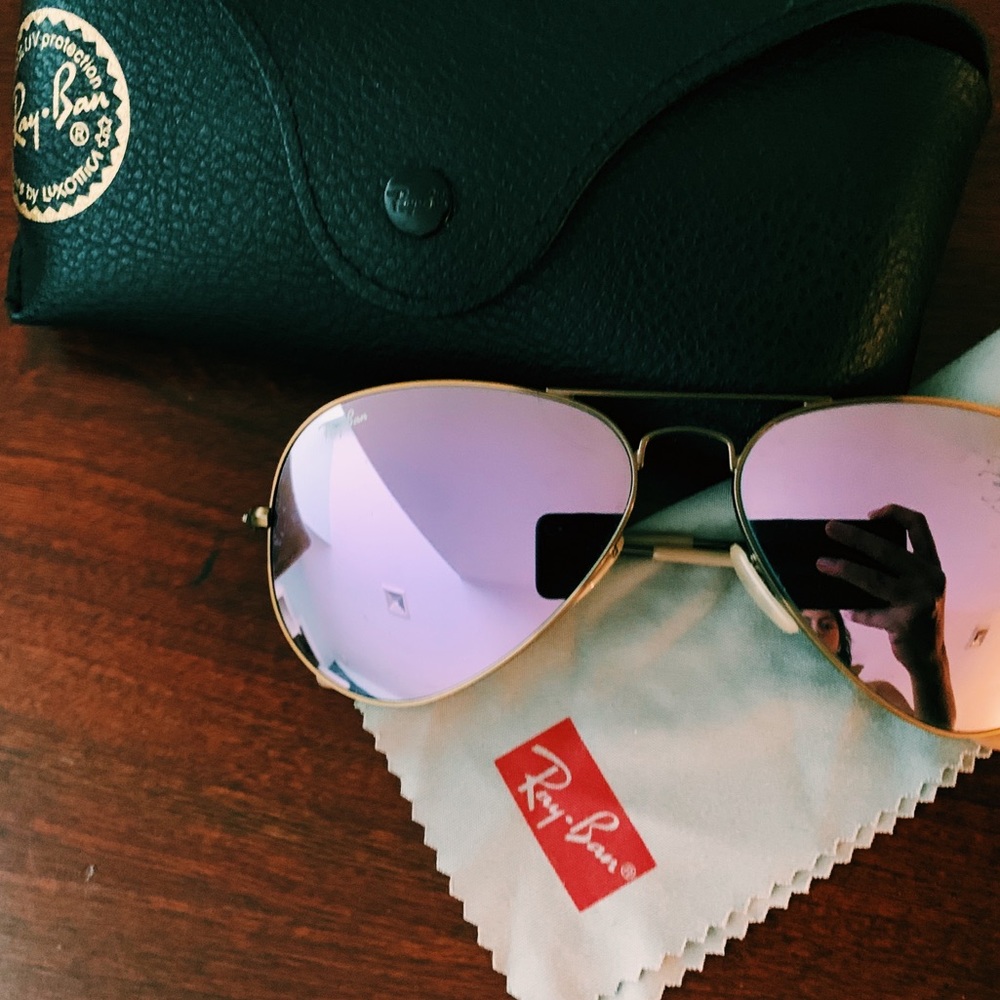Ray-Ban Aviator Gradient- Purple
